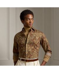 Ralph Lauren - Ralph Lauren Paisley-Print Linen-Cotton Shirt - Lyst
