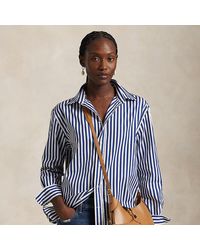 Polo Ralph Lauren - Chemise Rayée Oversize Fit En Coton - Lyst