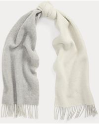 Polo Ralph Lauren - Fringe-Trim Wool Scarf - Lyst
