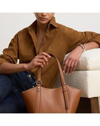 Ralph Lauren - Small Tasha Nappa Leather Tote Bag - Lyst