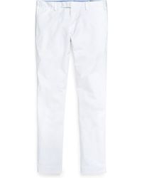 Polo Ralph Lauren Pantalon chino slim stretch - Blanc