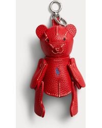Polo Ralph Lauren - Ralph Lauren Polo Bear Leather Bag Charm - Lyst