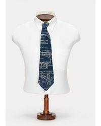 RRL - Handmade Cotton-linen Graphic Tie - Lyst