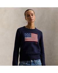 Polo Ralph Lauren - Flag Knit Jumper - Lyst