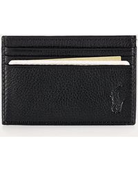 Polo Ralph Lauren - Pebble Leather Card Case - Lyst
