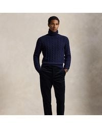 Polo Ralph Lauren - Cable-knit Wool-cashmere Jumper - Lyst