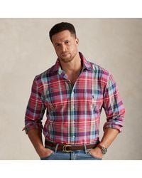 Polo Ralph Lauren - Ralph Lauren Plaid Oxford Shirt - Lyst