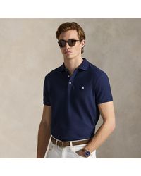 Polo Ralph Lauren - Custom Slim Fit Honeycomb-Mesh Polo - Lyst