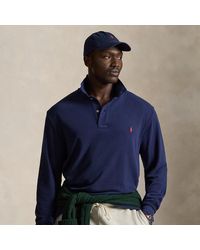 Ralph Lauren - Ralph Lauren Mesh Long-sleeve Polo Shirt - Lyst