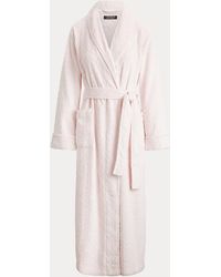 Ralph Lauren - Peignoir Chenille Châle Ceinturé - Lyst