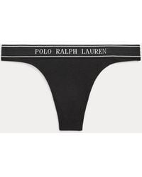 Polo Ralph Lauren - Repeat-logo Low-rise Thong - Lyst
