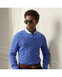 Ralph Lauren - Cable-knit Cashmere Jumper - Lyst