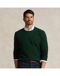 Polo Ralph Lauren - Taglie Plus - Maglia in lana e cashmere a trecce - Lyst