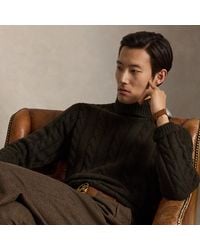 Polo Ralph Lauren - Cable-Knit Wool-Cashmere Sweater - Lyst