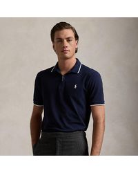 Polo Ralph Lauren - Classic Fit Stretch Mesh Zip Polo Shirt - Lyst