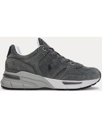 Ralph Lauren - Baskets Trackster 250 En Daim Et Nubuck - Lyst