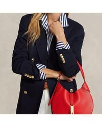 Polo Ralph Lauren - Petit sac Shoulder Polo ID vachette - Lyst