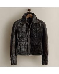 Ralph Lauren - C. 2008 Leather Utility Jacket - Lyst