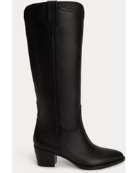 Ralph Lauren - Harpher Calfskin Tall Boot - Lyst