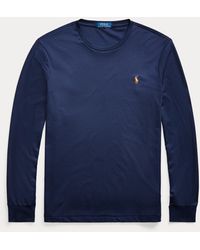 Polo Ralph Lauren Weiches Custom-Slim-Fit T-Shirt - Blau