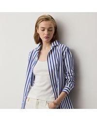 Ralph Lauren - Katoenen Overhemd Met Strepen - Lyst