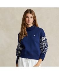 Polo Ralph Lauren - Hybrid-Pullover mit Halbrollkragen - Lyst