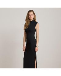 Ralph Lauren - Stretch Cady Mockneck Gown - Lyst