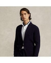 Polo Ralph Lauren - Wool-blend Blazer Cardigan - Lyst