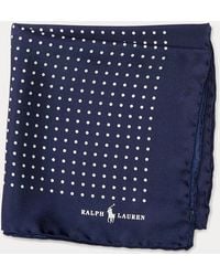 Polo Ralph Lauren - Polka-Dot Silk Pocket Square - Lyst