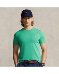 Polo Ralph Lauren - Camiseta de punto Custom Slim Fit - Lyst