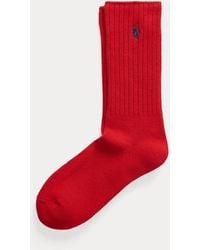 Polo Ralph Lauren - Calcetines De Media Caña Con Algodón - Lyst