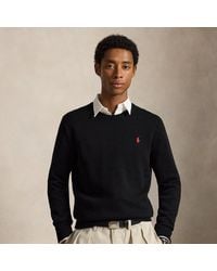 Polo Ralph Lauren - Cotton Crewneck Jumper - Lyst