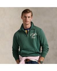 Polo Ralph Lauren - Grafik-Sweatshirt Aus Fleece Mit Kragen - Lyst