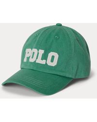 Polo Ralph Lauren - Ralph Lauren Logo Cotton Twill Ball Cap - Lyst