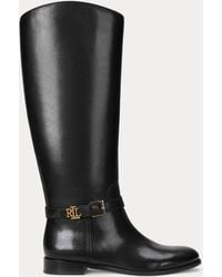 Ralph Lauren - Brooke Calfskin Tall Boot - Lyst
