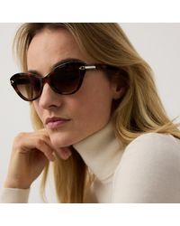 Ralph Lauren - Stirrup Cat-Eye Sunglasses - Lyst