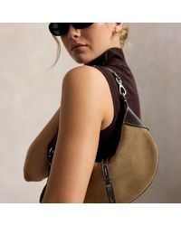 Polo Ralph Lauren - Polo Id Suede-Leather Mini Shoulder Bag - Lyst