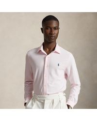 Polo Ralph Lauren - Striped Stretch Knit Oxford Shirt - Lyst