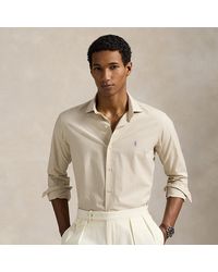 Polo Ralph Lauren - Camisa Elástica Custom Fit De Popelina - Lyst
