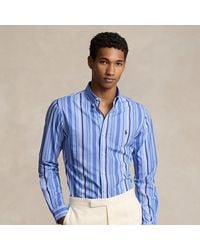 Polo Ralph Lauren - Gestreiftes Slim-Fit Hemd aus Popeline - Lyst