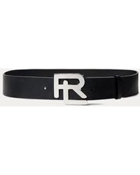 Ralph Lauren Collection - Cinturón RL ancho de piel vachetta - Lyst
