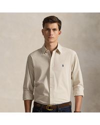 Ralph Lauren - Custom Fit Striped Stretch Poplin Shirt - Lyst