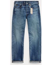 RRL - Straight Fit Hillsview Selvedge Jeans - Lyst