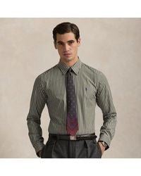 Polo Ralph Lauren - Custom Fit Striped Stretch Poplin Shirt - Lyst