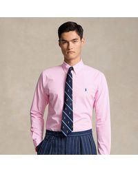 Polo Ralph Lauren - Custom Fit Striped Stretch Poplin Shirt - Lyst