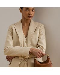 Ralph Lauren - Mini Blaike Nappa Leather Shoulder Bag - Lyst