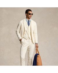 Polo Ralph Lauren - Pantaloni in velluto a coste con pieghe - Lyst