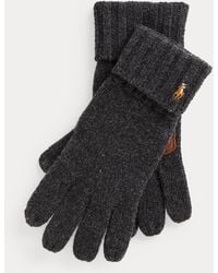 Polo Ralph Lauren - Wool Touch Screen Gloves - Lyst