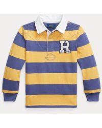 Polo Ralph Lauren - Ralph Lauren Boy's Striped Cotton Jersey Rugby Shirt - Lyst