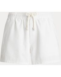 Polo Ralph Lauren - Pantalón corto de sarga de algodón - Lyst